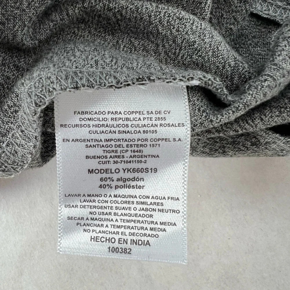 Refill New York T-Shirt  Cotton Blend Gray - Picture 6 of 6